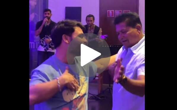 [Watch] Rinku Singh Dances On Saif Ali Khan's Legendary 'Ole Ole' Song With KKR Coach